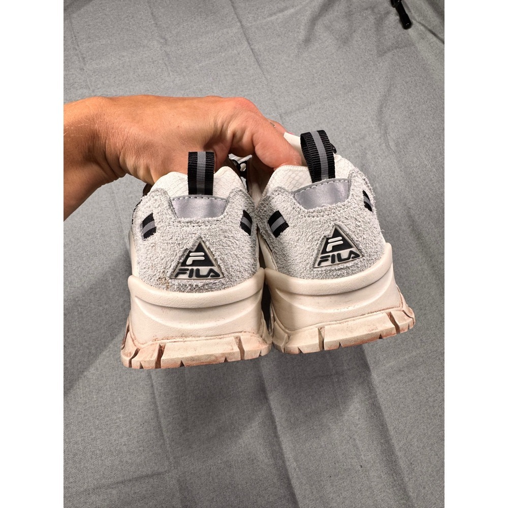 Fila Ray Tracer TR 2 Womens Cream Black Chunky Trail Sneakers 5RM02593-112 6.5 - Picture 4 of 6
